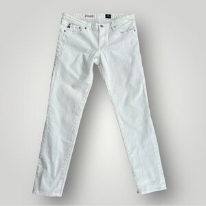 AG Adriano Goldschmied The Stilt White Skinny Jeans Size 30